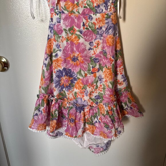 Hello Molly Forever Lover Floral Cutout Mini Dress M - Picture 4 of 7